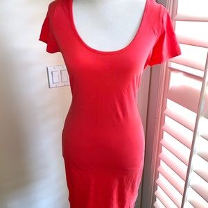 ASOS body con dress. Scoop neck and back